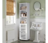 TEMU Mueble de Baño, Armario , Compartimentos Abiertos y 2 Estantes Ajustables, para , Entrada