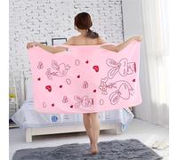 TEMU Mujeres, envoltura y gruesa de microfibra - Roba absorbente y de secado rápido con diseño de y , para la ducha, spa y ropa de descanso, diseño contemporáneo, tela duradera.