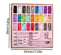 TEMU Multifunción Snaps Snap Alicates Set, T3 T5 T8 Plástico/Metal Botones Para Coser & Manualidades Ropa Resina