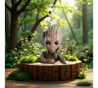 TEMU Multifuncional Groot Bonsai - Ideal para Macetas de Flores, Figuras de Escritorio y Decoración, Plantas de Interior y Exterior