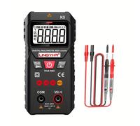 TEMU Multímetro Digital 4000 Cuentas, Probador de Automático/Manual, Tester Multifunción de Voltaje AC/, Resistencia