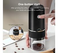 TEMU Muñeco de Café Portátil Automático para el Hogar, Muela Eléctrica Integrada