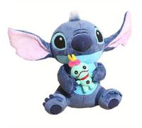 TEMU Muñeco de Peluche Disney Lilo y Stitch - Juguete de Poliéster con y Toques Azules, Regalo Colectable para Niños, de para de Disney
