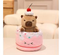 TEMU Muñeco de Peluche Kawaii Capibara, Adorable Croissant y Pan de Capibara, Muñecos Suaves Capibara, Regalo para Halloween y Navidad