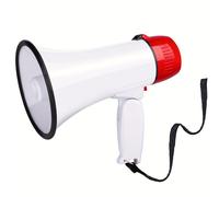 TEMU MYMEALIVOS Altavoz Portátil de 20 Watts con , Grabación de 240 y Control de Volumen - Material ABS Duradero para al , Deportes y Emergencias