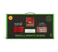 TEMU Navidul Maletín de Jamón de Cebo Ibérico 4x75g, Chorizo Gran selección 4x75g y Salchichón Gran selección. 4x75g Total 900 gr