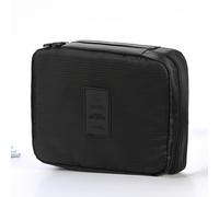 TEMU Neceser de Viaje de Gran Capacidad, Nailon, Rectángulo con Cremallera, Organizador de Maquillaje Multifuncional, Almacenamiento Portátil de Equipaje, a , para Uso Diario, Accesorios de Vestimenta