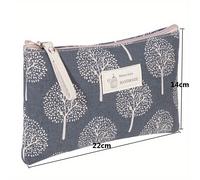 TEMU Neceser literario, bolsa de almacenamiento portátil con cremallera, mini bolsa de viaje para artículos de tocador, para mujer.