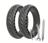 TEMU Neumático Sólido para Scooter Eléctrico Xiaomi M365 Pro Mi 1S, Medidas 8.5X2.0 Pulgadas, Adecuado para Skateboard Gotrax Gxl V2, Diseñado Uso Off-Road