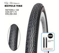 TEMU Neumáticos exteriores para bicicleta/scooter 12/14/16/18/ × 1.75, antideslizantes y resistentes al , 2 palancas de extracción como regalo, ideal para Navidad y Acción de Gracias
