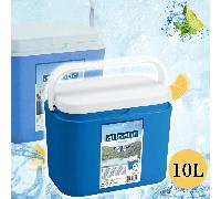 TEMU Nevera Portátil Térmica Azul - Cool Box Resistente de Polipropileno - Ideal para Camping, Playa, Jardín, Barbacoas y Piscina - Capacidad 10L/18L/24L/30L - 6h de Frío | Marca