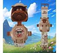 TEMU New de Reloj Capibara y Adorable, para Adolescentes - Ajustable con 24 Patrones de Proyección, Regalo