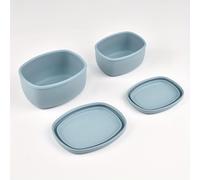 TEMU New -one silicone lunch box, set of 2 pieces, microwave and fridge safe, sealed & drop-proof, 350ml/200ml, 6 colors , ideal for home or outdoor use, back to school