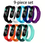 TEMU ¡No te ! Un set de 9 relojes LED modernos y minimalistas que llaman la atención