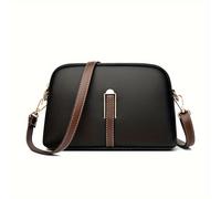 TEMU Nueva Bolso de Concha para Mujer, Estilo Coreano, Bolso de Minimalista, , Bolso Cruzado Texturizado, Bolso Cuadrado Pequeño, Bolso Pequeño Multicapa, Bolso