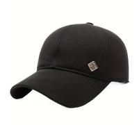 TEMU Nueva Gorra de Cepillo de Otoño e Invierno para Hombre, Ideal para Adultos Mayores y Ancianos, Gorro de Béisbol Invierno con Protección para , Gorro Polar para Exteriores, Sin Batería