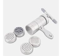 TEMU Nueva Máquina Manual de Pasta de Acero Inoxidable con Moldes, Prensa de Masa de Cocina Manual Vintage, Máquina de Masa Multifuncional, Máquina para , Prensa para , Gadget de Cocina