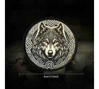 TEMU Nueva táctica 2025 | de de lobo, brazalete, parche decorativo, parche para mochila, equipado con cierre, tejido, color mezclado