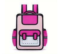 TEMU Nuevas y mochilas de anime, mochilas creativas, mochilas 2D, bolsas de viaje únicas, estilo casual y regalos de festival satisfactorios, para adolescentes