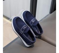 TEMU Nuevos Mocasines Modernos y Versátiles para 2024, Zapatos Platos Tejidos Transpirables sin Cordones para Niños y Niñas.