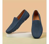 TEMU Nuevos Mocasines Slip-On de Color Sólido para Hombre, Cómodos, Antideslizantes, Zapatos Formales Duraderos, Adecuados para Actividades al Aire Libre, Business Casual, Desplazamientos y Citas.