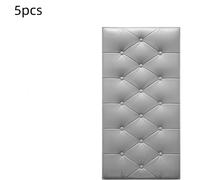 TEMU Nuevos productos de 2025, 5 piezas de paneles de pared suaves autoadhesivos 3D modernos - Cabecero autoadhesivo para dormitorio, - Regreso a
