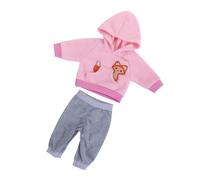 TEMU Nuevos trajes de muñeca rosa y azul, conjunto de 17 pulgadas/43cm, ropa solo disponible.