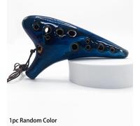 TEMU Ocarina de 12 Agujeros para Principiantes - Tono C, , Instrumento Musical Educativo para - Regalo para Halloween y Navidad