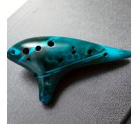 TEMU Ocarina de cerámica de 12 agujeros: Porcelana blanca C - ¡ musical de ! ¡ una alegre Eid Al-Fitr!