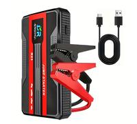 TEMU Oferta Caliente: Arrancador Portátil para Coche con Linterna LED, Herramienta de Emergencia y Batería Externa SOS, Ideal para Autos de y Diésel 12V, Capacidad 101.44 Onzas -