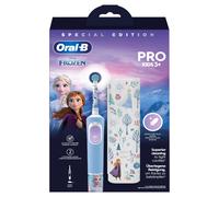 TEMU Oral- Kids Cepillo De Dientes Eléctrico, 1 Mango De -Man o De Frozen De Marvel, 1 Cabezal, 1 Estuche De Viaje, Diseñado Por Braun, Para Niños Mayores De 3 Años