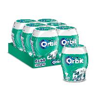 TEMU Orbit Botes Chicles Sin Azúcar de Eucalipto en grageas, 6 x 46uds