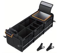 TEMU Organizador de Almacenamiento para Coche, Refrigerador Portátil con Aislada de Gran Capacidad para Asiento Trasero