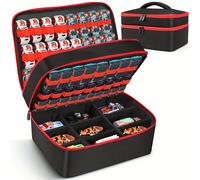 TEMU Organizador de Coches de Juguete, Compatible con Camiones Monstruo Portátil , Capacidad para Más de 72 Coches de Juguete (Solo Estuche de Transporte)