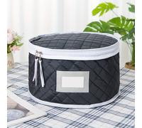 TEMU Organizador de Cubiertos de Tela 1pc - Bolsa de Almacenamiento para Cocina y Comedor Montada en Tensión para Platos, y Utensilios