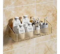 TEMU Organizador de escritorio de almacenamiento para baño doméstico de PET de lujo , bandeja de almacenamiento multifuncional para aceites esenciales para lavabo