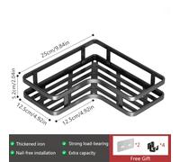 TEMU Organizador de Esquina para Baño sin Taladro, Estante de Hierro Engrosado para Accesorios de Ducha y Maquillaje, Soporte para Champú y Estante de Almacenamiento para Baño