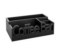 TEMU Organizador de Estación de Café de Madera con 3D - Almacenamiento Versátil para Encimera de Capsulas, Bolsitas de Té y Accesorios, Cajas de Almacenamiento para Organizar