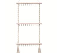 TEMU Organizador de joyas de estilo bohemio, tejido a bohemio, la de almacenamiento de accesorios para tus joyas. Se puede usar como regalo de Acción de Gracias.