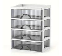 TEMU Organizador de Maquillaje para Tocador, de Almacenamiento de Gran Capacidad con Cajón para Cómoda y Encimera, Ideal para Cosméticos, Perfumes y Artículos de Higiene Personal