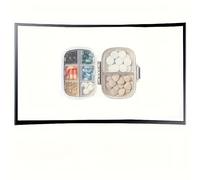 TEMU Organizadora de Medicamentos con 8 Compartimentos y Bloqueable - Estuche Portátil para , Pastillas e Suplementos en Plástico Duradero. Ideal para Viajes o Hogar - Secciones Etiquetadas