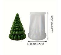 TEMU Origami Navideño, Árbol de Navidad, Velas de Aromaterapia, Souvenirs, Decoración Creativa para el Hogar en Instagram, Accesorios para Fotografía, Moldes de Silicona