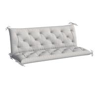 TEMU Outsunny Cojín para de Jardín con Respaldo, 150x98x8 cm, Colchón de de 3 Plazas para Interior y Exterior con Relleno y Cintas de Sujeción, para Columpio, , ,