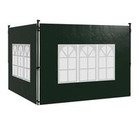 TEMU Outsunny Paredes para Carpa 3x3 m y 3x6 m Juego de 2 Paredes para Cenador con Ventanas 293x193 cm Verde