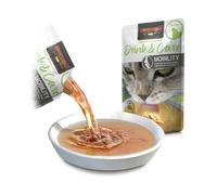TEMU Pack 20X40 Gr - Leonardo Drink & Care Mobility Sopa con Pollo en Sobres para Gatos -Mejora la función con colágeno