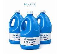 TEMU Pack 3x5L Hipoclorito para Piscinas - Cloro 15L Total - Tratamiento y Agua Piscina Exterior