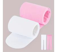 TEMU Pack de 2/3 Calcetines para Bailar, Medias para Niñas en y Otoño, Pantimedias Blancas con Estilo Delgado Rosa y para Verano, Elásticas Suaves y Duraderas para Niñas Jóvenes