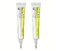 TEMU Pack de 2 Crema para Ojeras y Ojos con Retinol y Ácido Hialurónico, Niacinamida y E - Beige , Tubo Portátil para Hidratación , Gel Reafirmante para Todo Tipo de Piel Beige ( y Después)