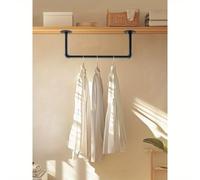 TEMU Pack de 2 Percheros de Metal Resistentes para Pared con Rieles Extraíbles - Estilo Ahorrador de , Ideal para Dormitorio, Pasillo, - Fácil Instalación, Armario