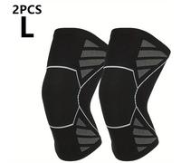 TEMU Pack de 2 Rodilleras de Compresión para Hombres y Mujeres - Soporte de para Levantamiento de Pesas, Gimnasio, Entrenamiento, Voleibol
